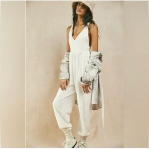 Free people beach Kylie one piece sleeveless jumpsuit